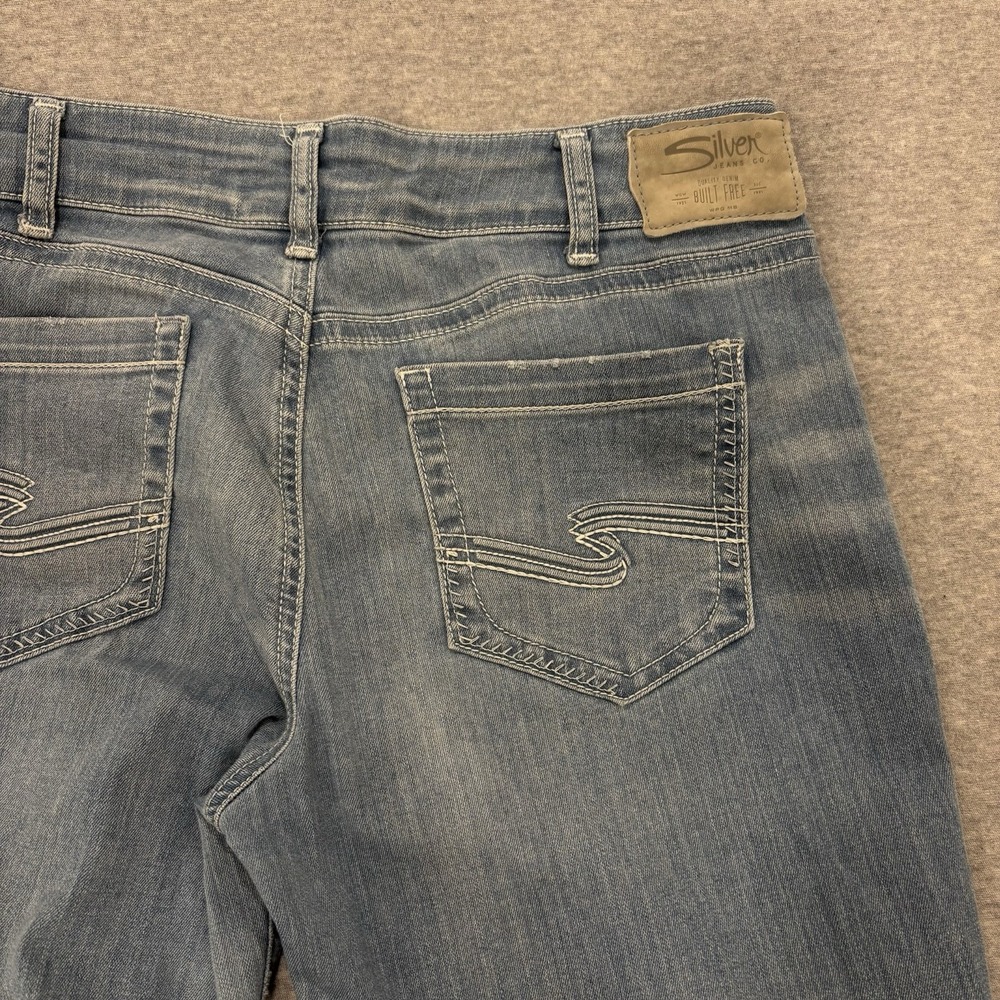 Silver Jeans Co Suki Slim Women's Size 32x31 Blue Light Wash Denim Curvy Stretch - Picture 10 of 10
